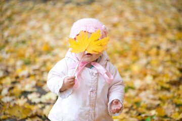 little baby in the park