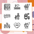 © Nana - Simple set of 9 icons related to mama