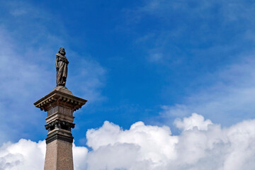 Tiradentes Statue in Ouro Preto, Minas Gerais, Brazil