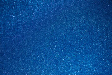 Wall Mural - blue glitter texture christmas abstract background with bokeh