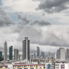 Poster - Typical Hong Kong apartment skyline