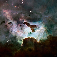 Wall Mural - Outer space. Elements of this image furnished by NASA