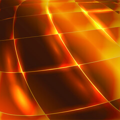 Poster - geometric luxury gold metal background with light effect. square realistic geometric shapes. gold li