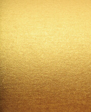 Gold Foil Leaf Shiny Wrapping Paper Texture Background. Gold Metallic Background. Gold Foil Texture Background For Wall Paper Decoration Element.