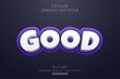 © Dark Anchor - Good Purple Elegant Editable Text Style Effect Premium