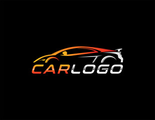 Poster - Modern car logo service and business symbol logo design illustration.