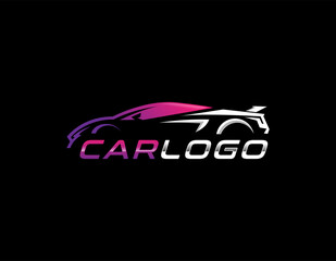 Poster - Modern car logo service and business symbol logo design illustration.