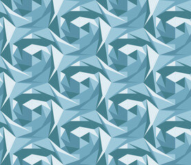 Poster - Seamless abstract pattern with the image of geometric shapes and lines. Abstract vector design for web banner, business presentation, brand package, fabric, print, wallpaper.