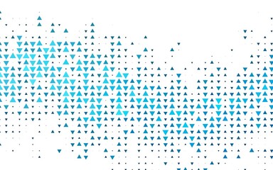 Poster - light blue vector pattern in polygonal style.