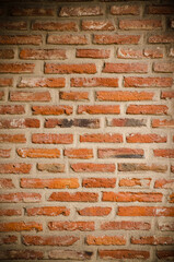 Wall Mural - Orange brick wall