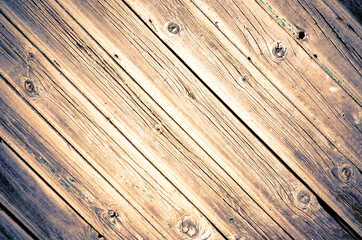 Sticker - Weathered wooden door texture background 