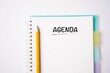 © MuhammadFadhli - Agenda wordings on a notebook on a table