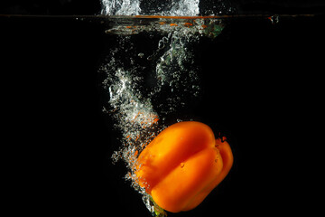 Wall Mural - sweet orange pepper