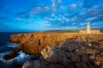 Wall Mural - Menorca Punta Nati Faro lighthouse Balearic Islands