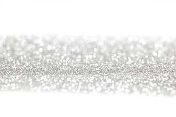 Sticker - Silver glitter background