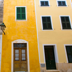 Sticker - Menorca Ciutadella historical downtown at Balearics