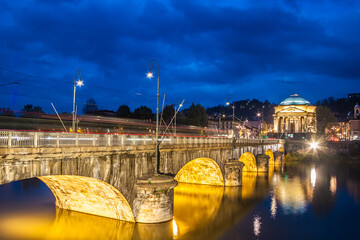 Wall Mural - Panorama of Turin, Italy.