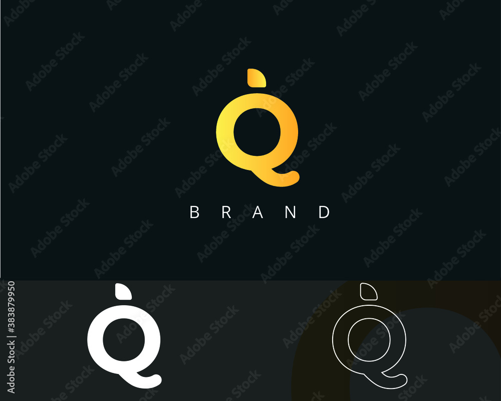 Initial letter q, q letter, q logo, q luxury professional fashion and ...