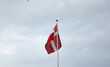 © mariahvid - danish flad with rain clouds in the background