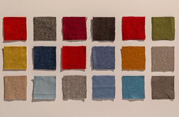 Wall Mural - Textile Colour Samples