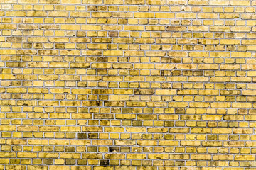 Wall Mural - vintage yellow brick wall background.