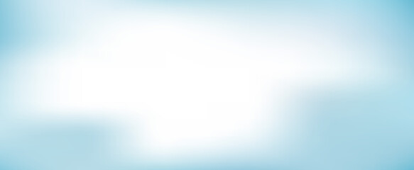 Wall Mural - light blue watercolor background hand-drawn with space for text or image