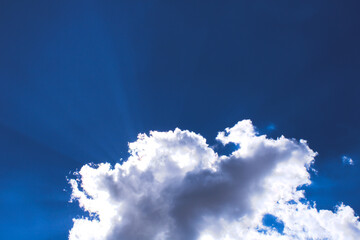 blue sky with clouds