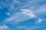 Fototapeta Na sufit - white clouds in the blue sky. Background