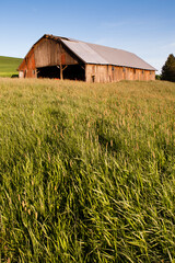 Poster - Farm Industry Equipment Enclosure Building Barn Palouse Country 