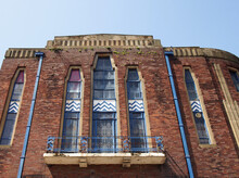 The Former Garrick Theatre Building On Lord Street In Southport An Example Of 1930s Brick Art Deco Design