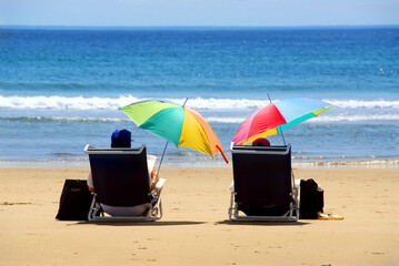 Couple beach