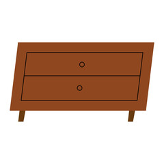 Sticker - home furniture icon vector design