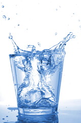 Poster - water in glass