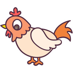 Sticker - Rooster 