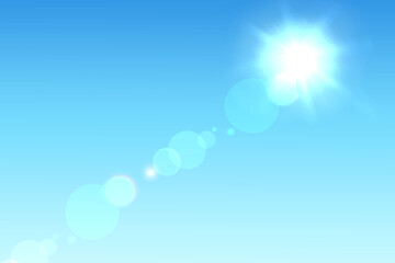 Wall Mural - blue sky background