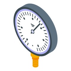 Poster - High manometer icon. Isometric of high manometer vector icon for web design isolated on white background
