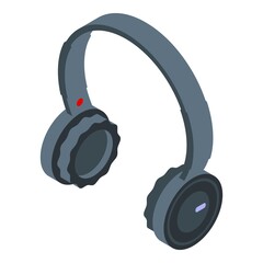 Poster - Communication headset icon. Isometric of communication headset vector icon for web design isolated on white background