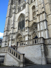 Cathedral of St. Michael and St. Gudula in Brussels Belgium