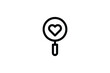 © MelindAgency - Valentine Outline Icon - Love Search