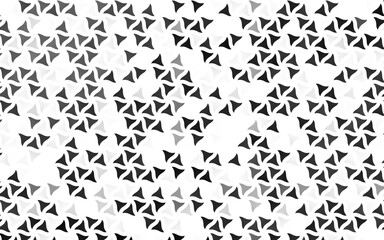 Wall Mural - Light Silver, Gray vector seamless pattern in polygonal style.