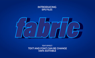 Aufkleber - Texture dots blue fabric sans serif editable text and font effect for cloth