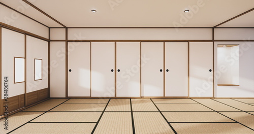 Dekoracja na wymiar  kryty-pusty-pokoj-w-stylu-japonii-renderowanie-3d