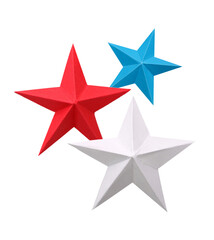 Wall Mural - A flag paper stars decoration