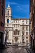 Navona square, St. Agnes Church and the fountain of the Four rivers in Rome on a Sunny may morning. Rome, Lazio, Italy