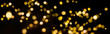 Christmas light background - christmassy golden glitter shiny chain lights for chrismas or new year's eve 2022.