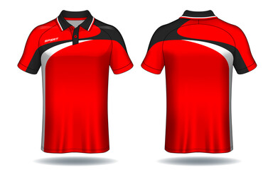 T-shirt polo design, Sport jersey template.	