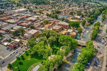 Wall Mural - Salida, Colorado is a Tourist Town on the Arkansas river popular for white water rafting