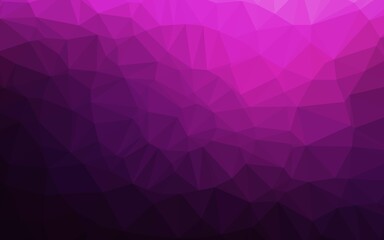 Dark Pink vector polygonal template.