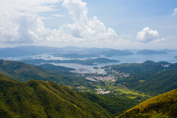 Canvas Print - Hong Kong Landscape in New Territories