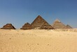 Egypt, Giza. Desert of ancient Cairo. Excursion.
